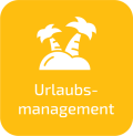 Gelbes Icon "Urlaubsmanagement"